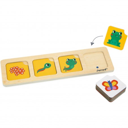 Cartes séquences Le Jardin - Jeu éducatif - Janod