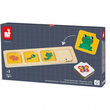 Cartes séquences Le Jardin - Jeu éducatif - Janod