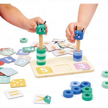 Composition et comparaison des nombres - Jeu éducatif - Janod