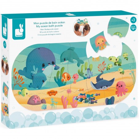 Mon puzzle de bain Océan - Janod