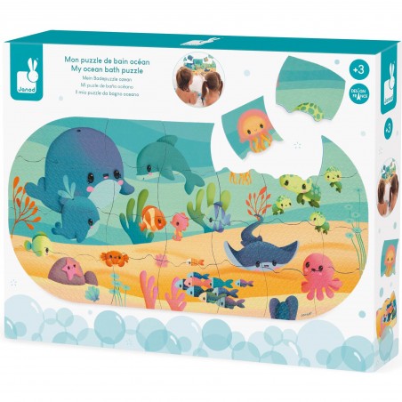 Mon puzzle de bain Océan - Janod