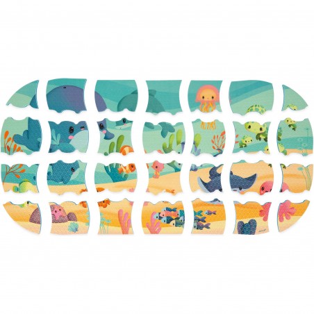 Mon puzzle de bain Océan - Janod