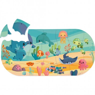Mon puzzle de bain Océan - Janod