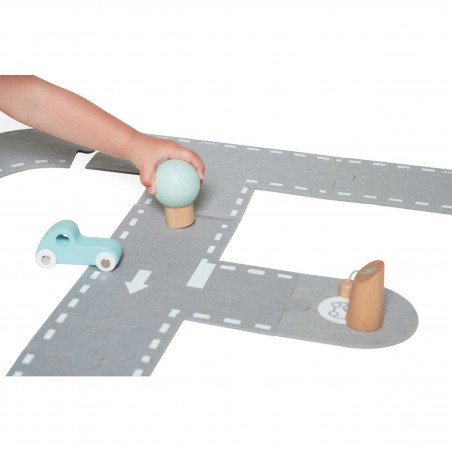 Circuit bébé - Véhicules bois enfant 2 ans - Janod
