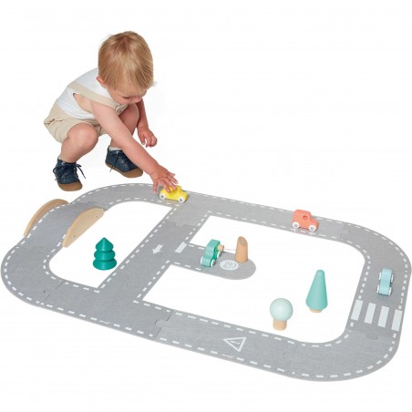 Circuit bébé - Véhicules bois enfant 2 ans - Janod