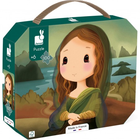 Puzzle enfant 100 pièces, puzzle art, puzzle enfant 6 ans - Janod