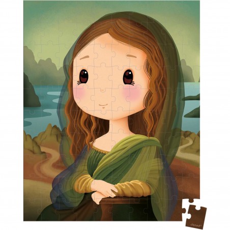 Puzzle enfant 100 pièces, puzzle art, puzzle enfant 6 ans - Janod