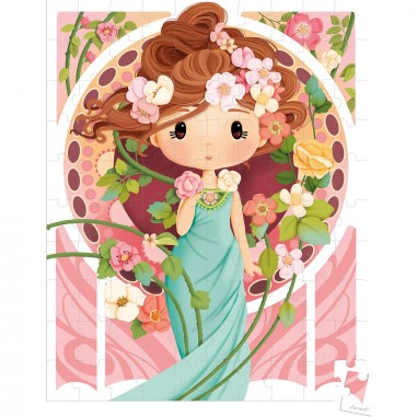 Puzzle inspiré de Mucha 100 pièces - Janod