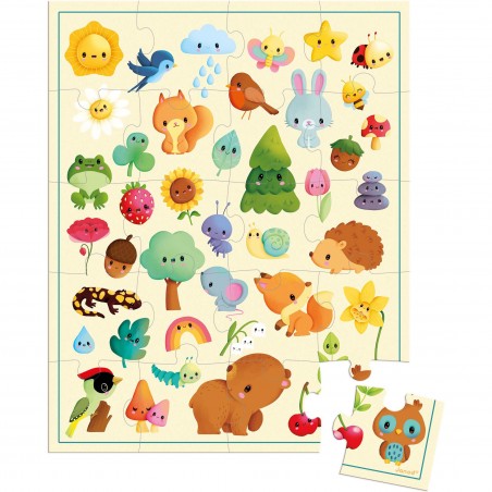 Puzzle Imagier de la nature 20 pièces - Janod