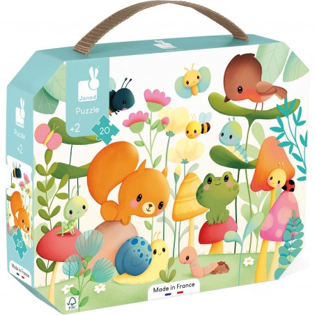 Puzzle Les compagnons du jardin 20 pièces - Janod