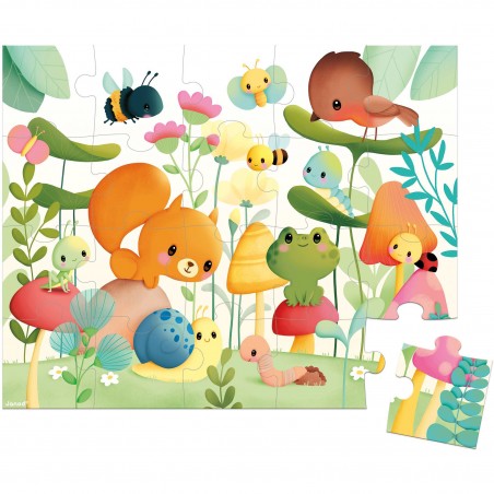 Puzzle Les compagnons du jardin 20 pièces - Janod