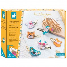 Loisir créatif barrettes - Enfant dès 6 ans, kit Diy barrettes - Janod