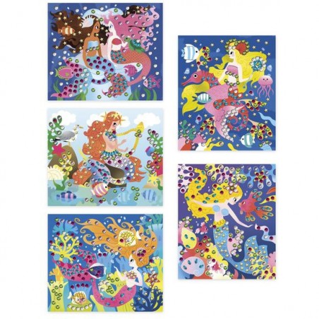 Sequins à coller Sirènes - Les Ateliers du Calme - Janod