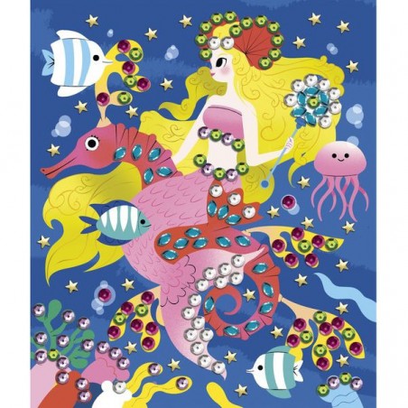 Sequins à coller Sirènes - Les Ateliers du Calme - Janod