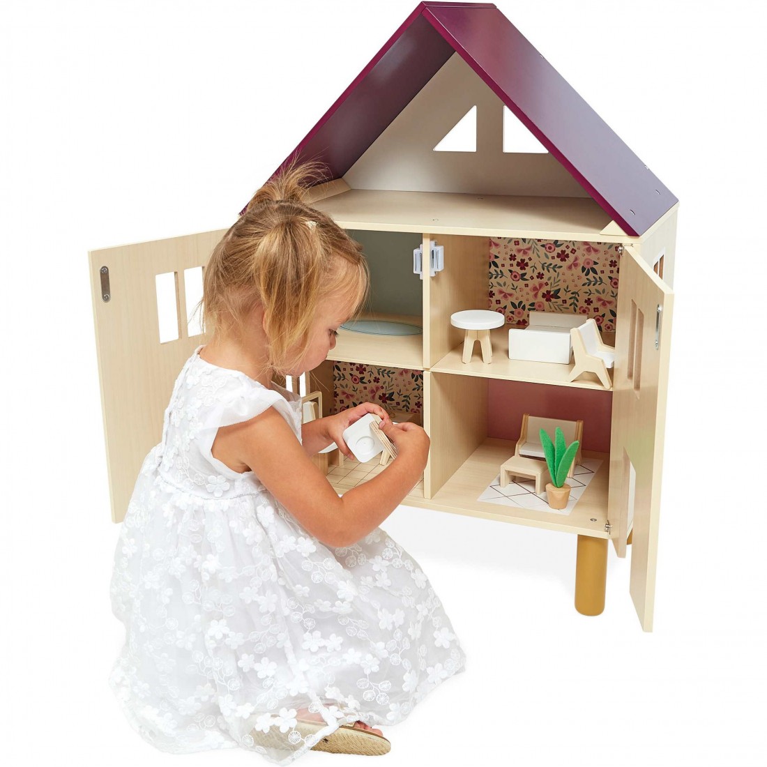 Maison de poupées en bois - Maison poupée Twist, enfant 3 ans Janod