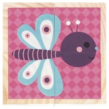 Mes Premiers Cubes en bois - Bébés Animaux