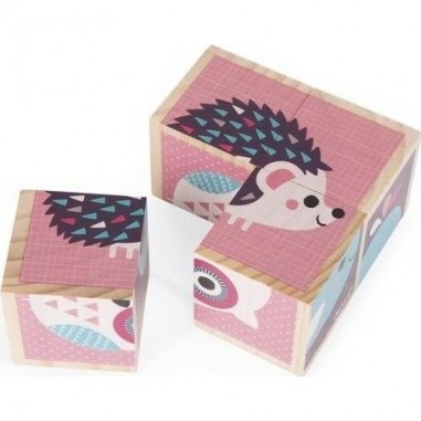 Mes Premiers Cubes en bois - Bébés Animaux