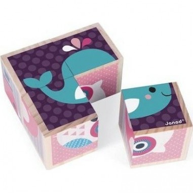 Mes Premiers Cubes en bois - Bébés Animaux