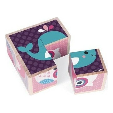 Mes Premiers Cubes en bois - Bébés Animaux
