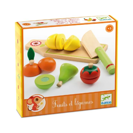Fruits et Légumes en bois à couper