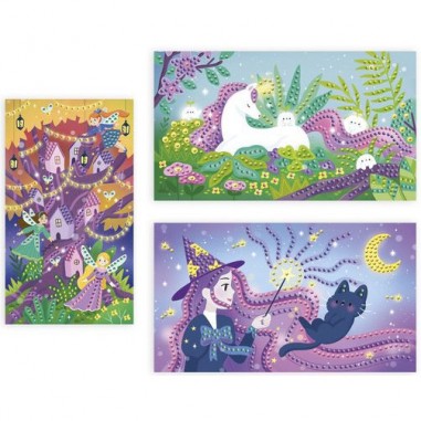 Loisir créatif strass, enfant 7 ans - Kit Ateliers du Calme - Janod