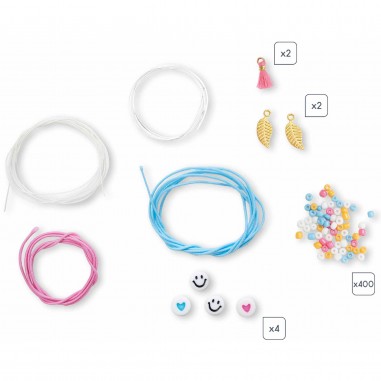 Loisir créatif bijoux perles - Enfant 6 ans et +, kit Diy bijoux - Janod