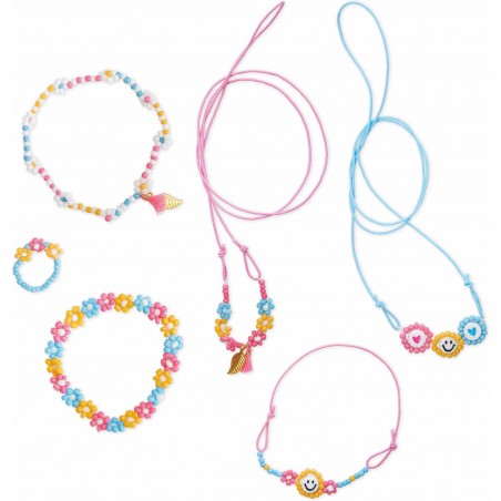 Loisir créatif bijoux perles - Enfant 6 ans et +, kit Diy bijoux - Janod