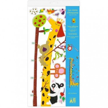 Toise autocollante et stickers Les z’amis d’Amazonie - Djeco