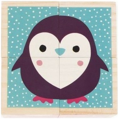 Mes Premiers Cubes en bois - Bébés Animaux