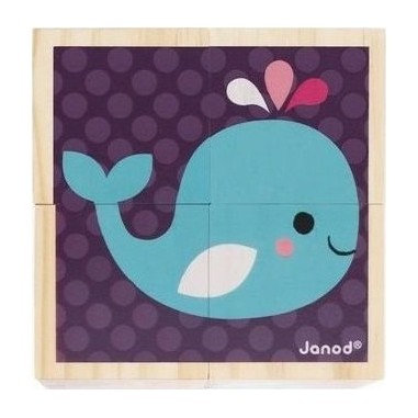 Mes Premiers Cubes en bois - Bébés Animaux