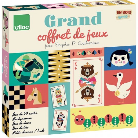 Grand coffret multi-jeux ingela p. arrhenius - Vilac