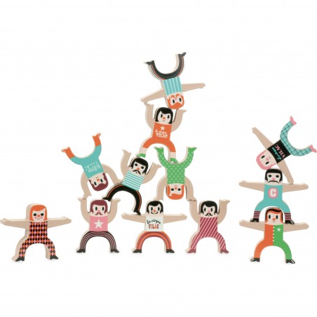 Les acrobates by I. Arrhenius, Jeu d'équilibre en bois - Vilac