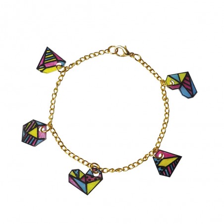 Kit créatif : 7 bijoux en plastique fou geometrix - Janod
