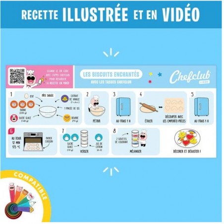 Emporte-pièces Les biscuits enchantés - Chefclub Kids