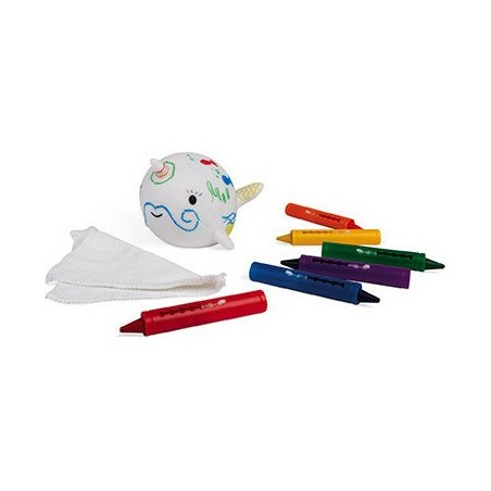 Jeu pour le bain "Narwhy à Colorier"