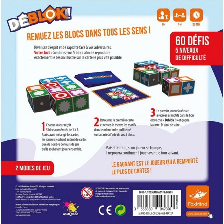 Déblok - Jeux de société - Foxmind Games - Asmodee