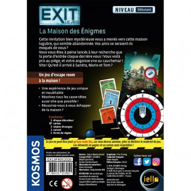 Exit: La Maison des Énigmes - Jeux de société - Iello