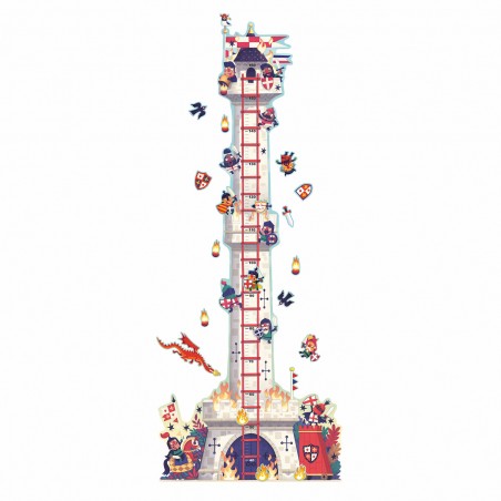 Toise Tour aux chevaliers - Djeco - Un jeu Djeco - Little Big Room By Djeco