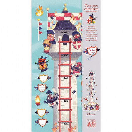 Toise Tour aux chevaliers - Djeco - Un jeu Djeco - Little Big Room By Djeco