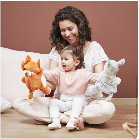 Les amis : doudou marionnette anon regliss - Kaloo