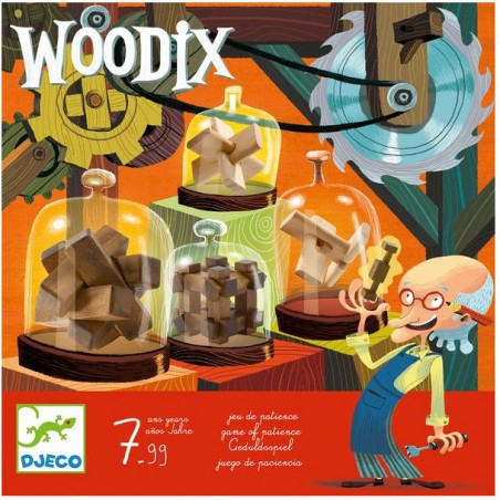 Jeu de patience Woodix - casse tête - Djeco
