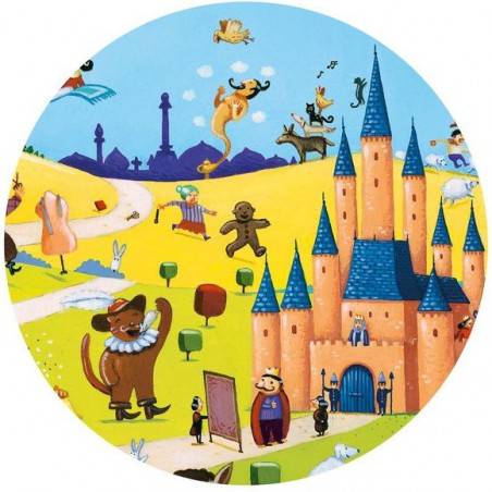 Puzzle observation - Les contes - 54 pièces - Jeux classiques - Jeux de société - Djeco