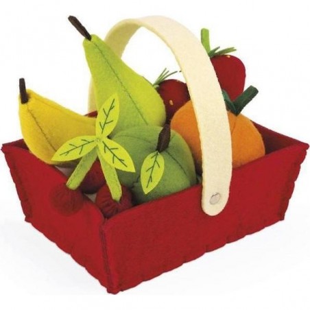 Panier de 8 Fruits en tissu