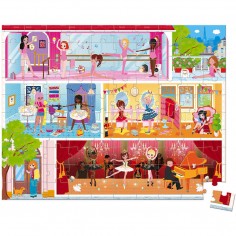 Puzzle Danse Académie 100 pcs - Un jeu - Janod 2
