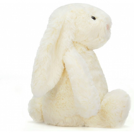 Peluche lapin crème médium bashful 31cm - Jellycat