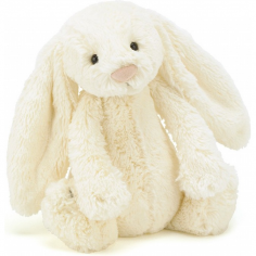 Peluche lapin crème Bashful - 31cm - Jellycat