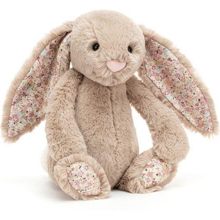 Peluche lapin beige motif liberty 31cm - Jellycat