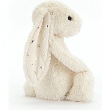 Peluche lapin bashful blanc étoile 31cm - Jellycat
