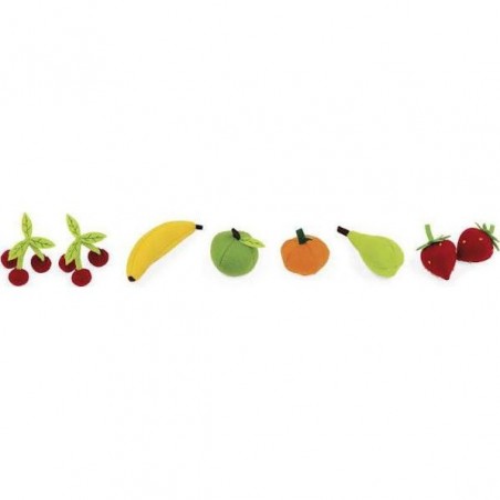 Panier de 8 Fruits en tissu