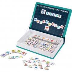 Magnétibook alphabet anglais, 142 magnets : Jeux éducatifs magnétiques - Janod 2